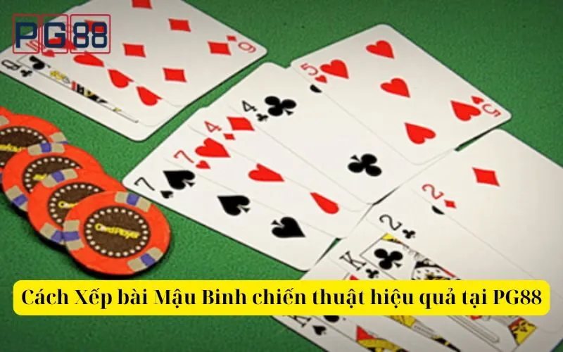 Cách Xếp bài Mậu Binh chiến thuật hiệu quả tại PG88